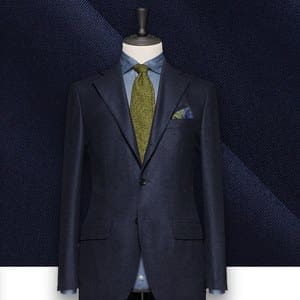 Costume Bleu Flanelle sur mesure Paris