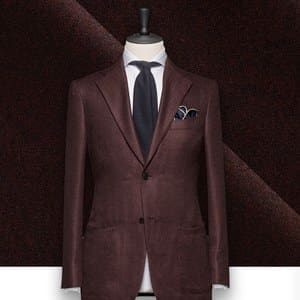 Blazer Bordeaux Flanelle sur-mesure paris