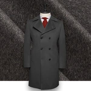 manteau caban gris anthracite
