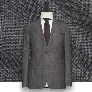 Costume Gris Prince de Galles costume sur mesure