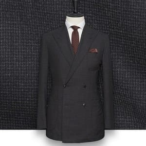 costume gris anthracite croisé costume sur mesure