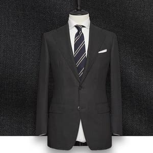 Costume Gris anthracite fil à fil