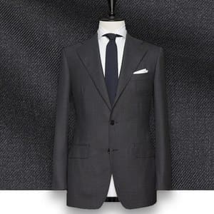 Costume Gris anthracite serge costume sur mesure