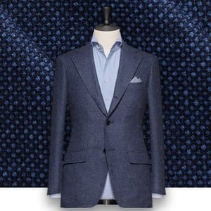 Blazer Bleu caviar tailleur paris costume privé paris