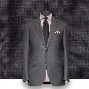 Costume Gris faux-uni tailleur paris sur mesure