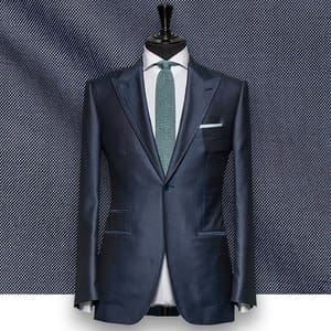 Costume cérémonie bleu nuit sur-mesure tailleur paris