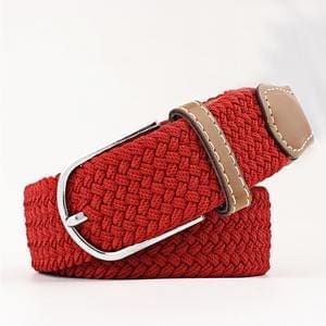 ceinture tressée rouge