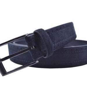 ceinture en daim bleu 1