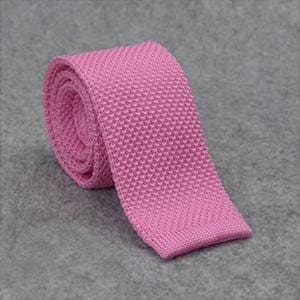 cravate tricot maille cravate mariage rose pale