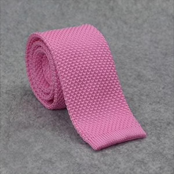 cravate tricot maille cravate mariage rose pale