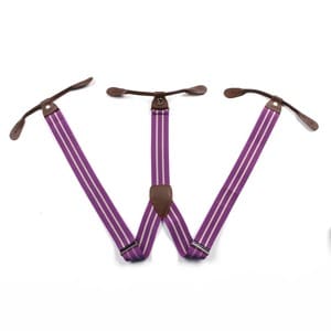 bretelles violettes rayures accessoires homme