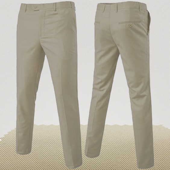pantalon Chino beige couleur