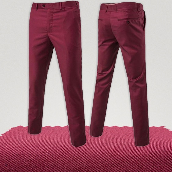 pantalon chino rose framboise homme