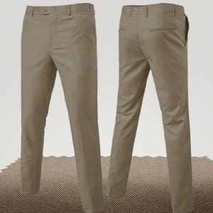 pantalon homme couleur beige foncé taupe homme