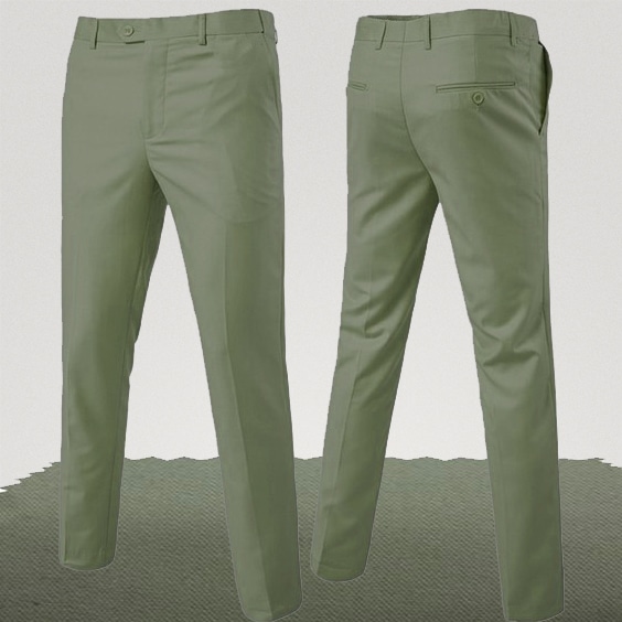 pantalon homme couleur vert tilleul homme