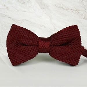 noeud papillon tricot bordeaux mariage cérémonie maille tricot mariage cérémonie maille tricot