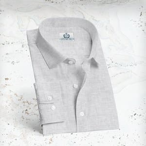 chemise lin blanc été sur-mesure