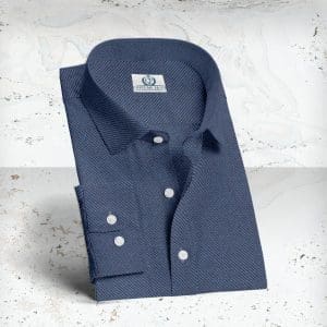 chemise denim bleu foncé été