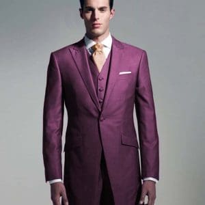 redingote rose fuchsia costume mariage sur mesure paris