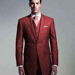 redingote bordeaux costume mariage sur mesure paris