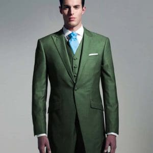 redingote vert olive sur mesure mariage paris