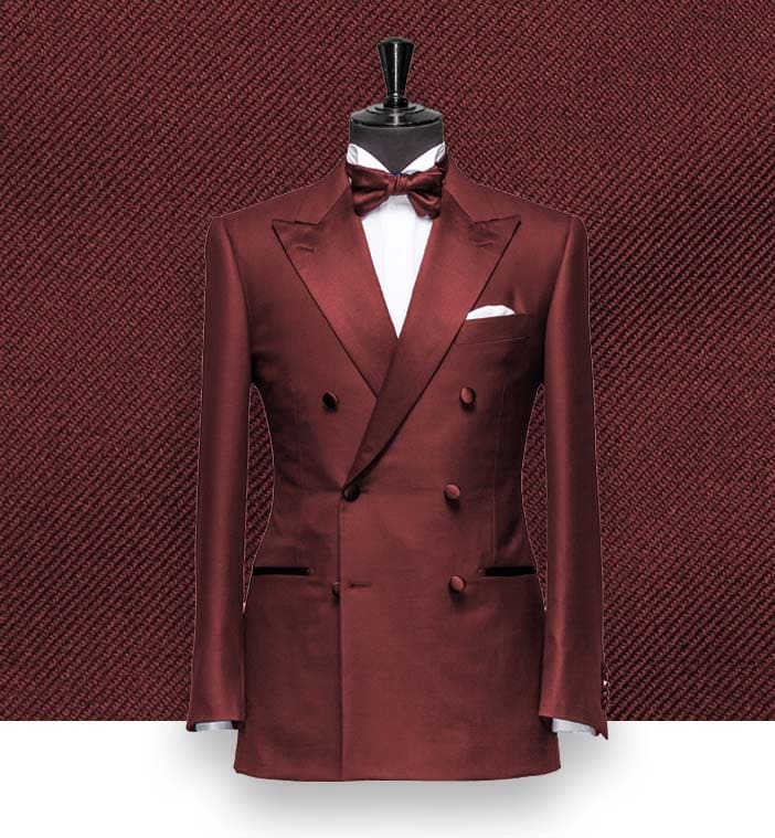 Veste de costume rouge bordeaux Jules