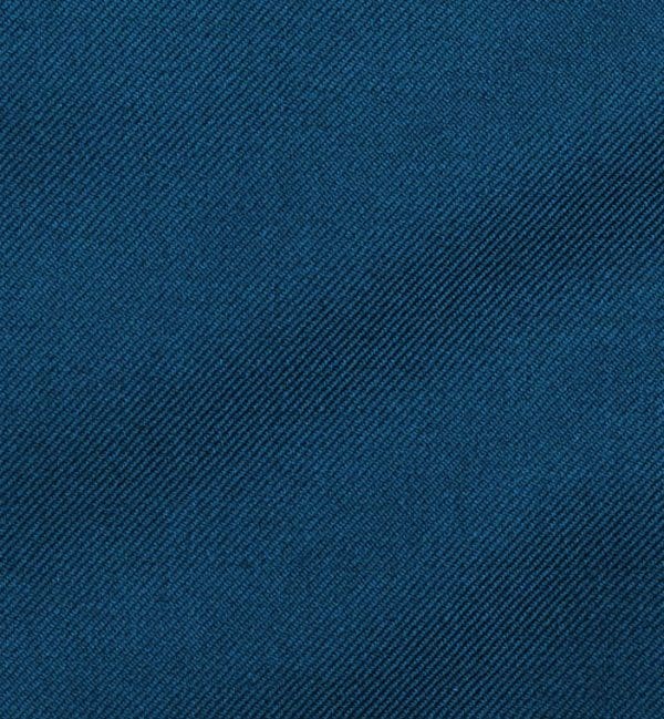 tissu smoking croisé bleu indigo