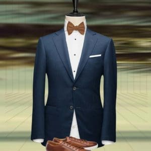 costume bleu roi champêtre mariage sur mesure tailleur paris