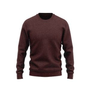pull-over sur mesure col rond bordeaux tailleur Paris