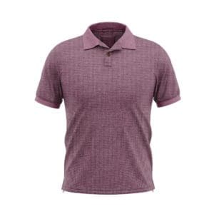 Polo coton piqué manche courte rose sur mesure