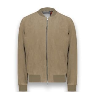 blouson nubuck MA1 sable blouson sur mesure paris